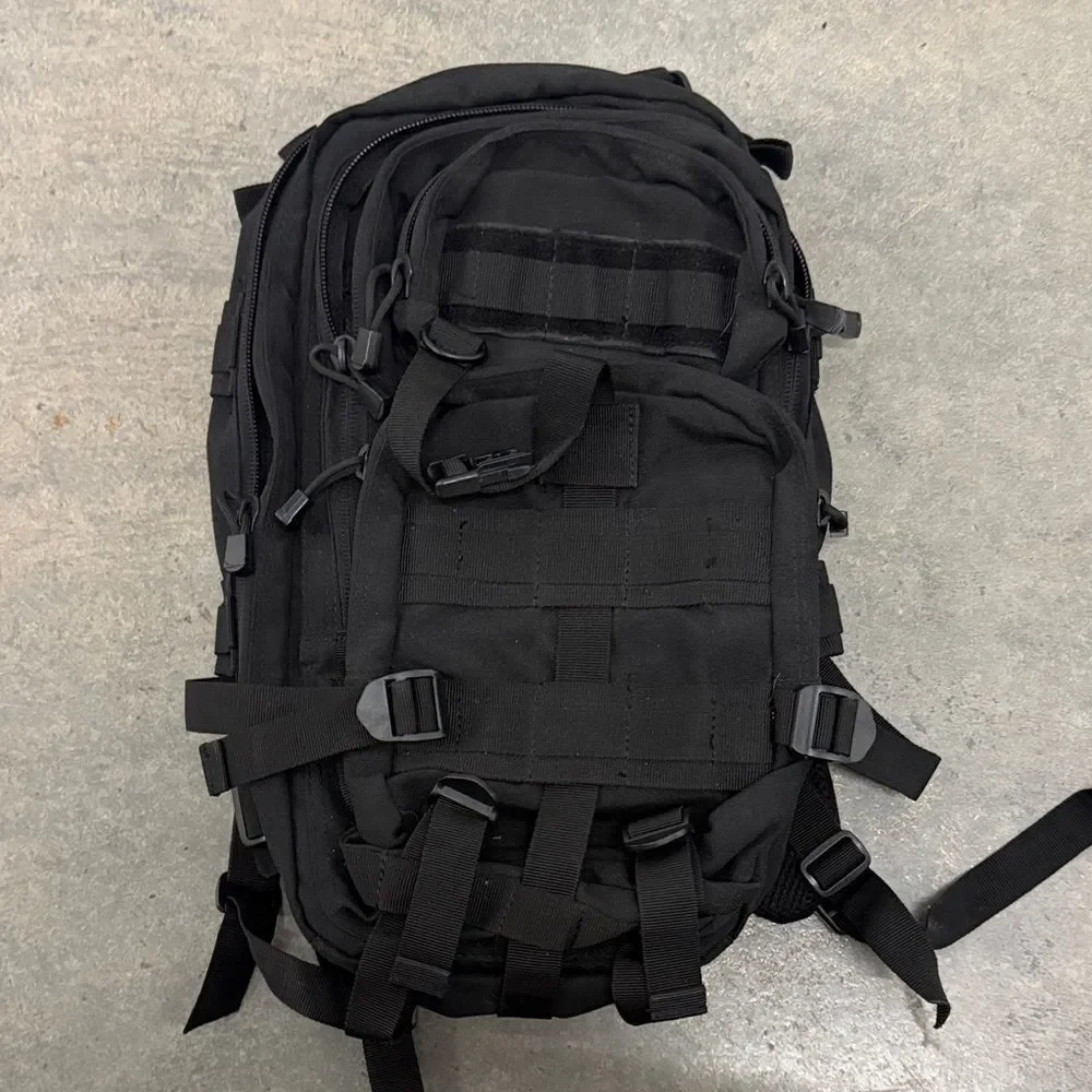 Men's Black Tactical Backpack